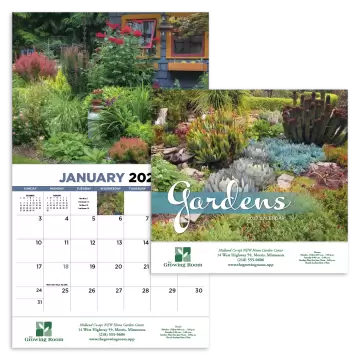 Gardens Appointment Wall Calendar - Stapled